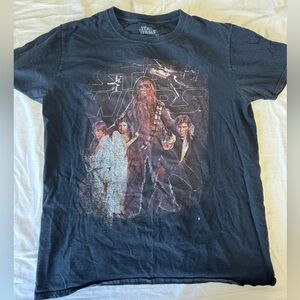 Star Wars Black Graphic T-Shirt for Women size Medium
